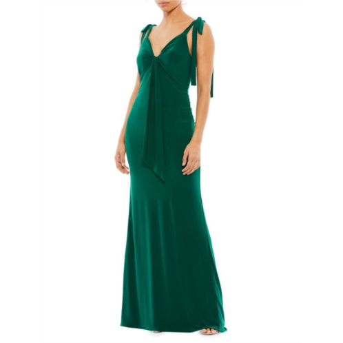 Mac Duggal Low Back Jersey Gown