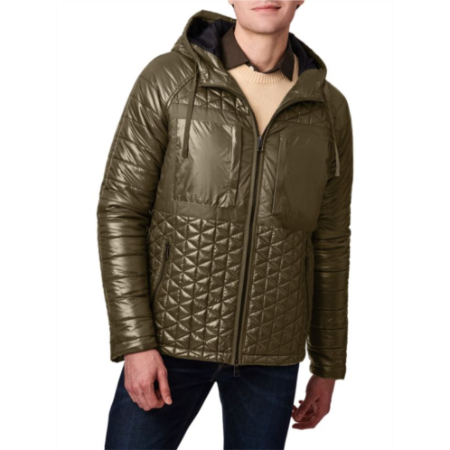 Bernardo Quilted Hooded Jacket