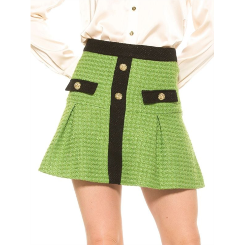 Alexia Admor Alison Tweed Mini Skirt