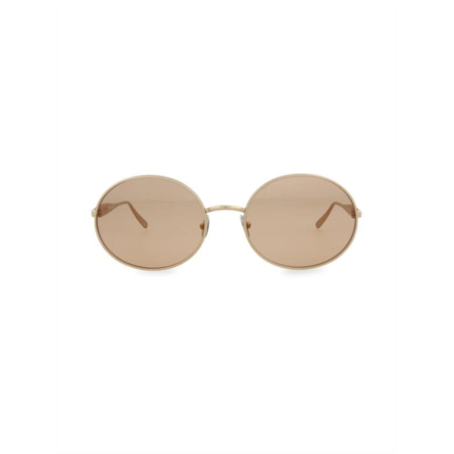 Alaia 57MM Oval Sunglasses