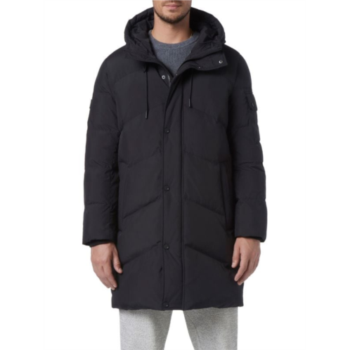 Andrew Marc Sullivan Down Hooded Puffer Jacket