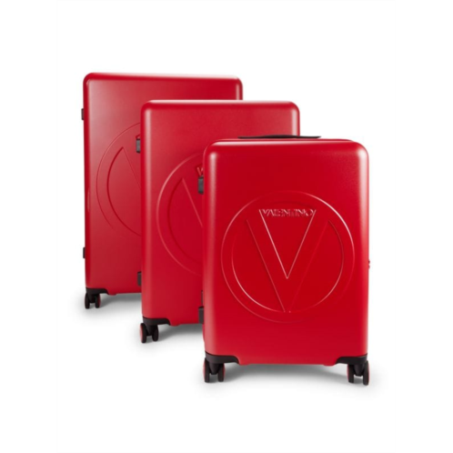 Valentino by Mario Valentino Colombus Logo 3-Piece Luggage Set