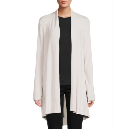 Renee C. High Low Open Front Cardigan