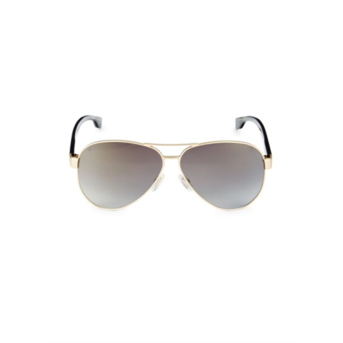 BOSS 63MM Aviator Sunglasses