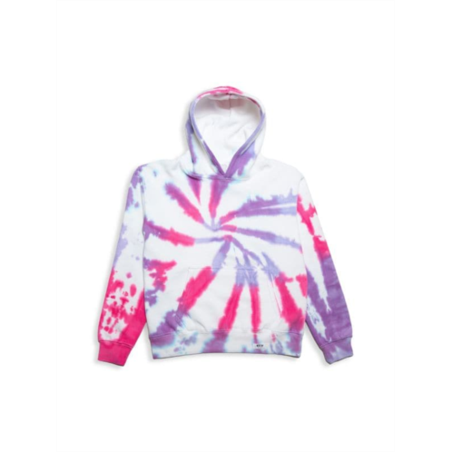 Worthy Threads Little Girls & Girls Tie Dye Hoodie