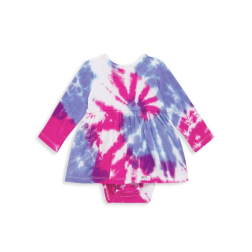 Worthy Threads Babys & Little Girls Tie Dye Bubble Romper
