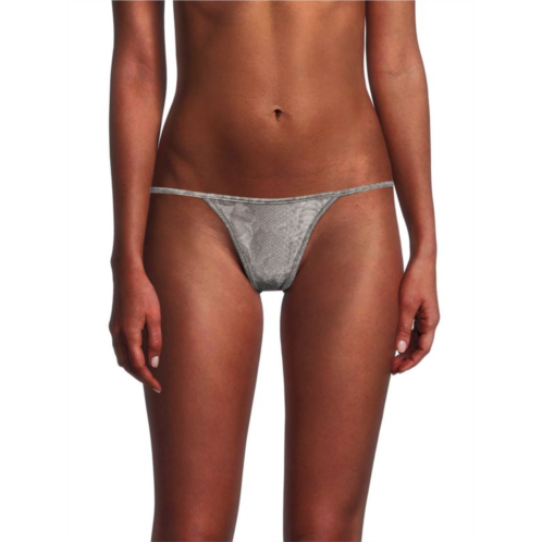 Koral Cyrus Limitless Reptile Print Bikini Bottom