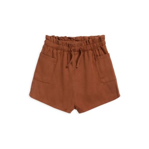 Miles the Label Baby Girls Spring Has Sprung Paperbag Shorts