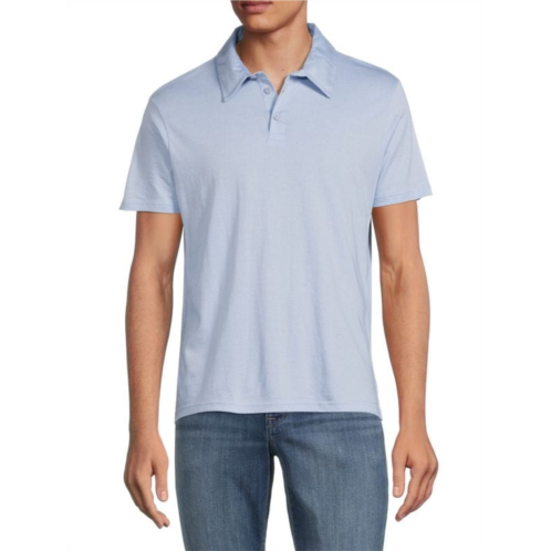 Saks Fifth Avenue Cotton Modal Polo