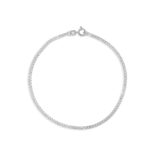 Saks Fifth Avenue 14K White Gold Open Curb Chain Bracelet