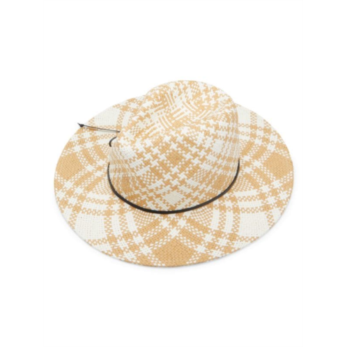 MARCUS ADLER Woven Crisscross Panama Hat