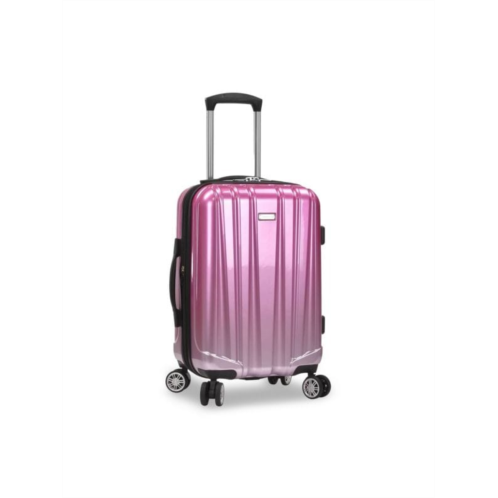 Traveler s Choice Ruma II 21 Inch Ombre Hardshell Spinner Suitcase