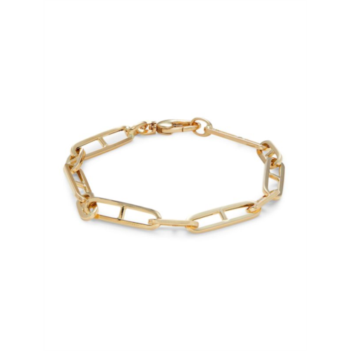 Saks Fifth Avenue Made in Italy 14K Yellow Gold Paperclip Link Bracelet