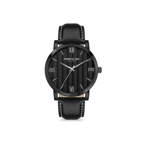 Kenneth Cole New York Classic 43MM Leather Strap Watch