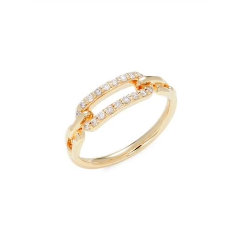 Saks Fifth Avenue 14K Yellow Gold & 0.17 TCW Diamond Ring