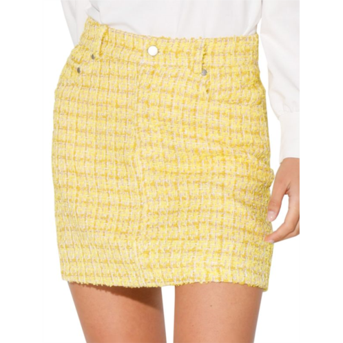 Walter Baker Alicia Tweed Mini Skirt