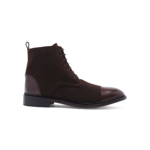 Anthony Veer Monroe Leather & Wool Combat Boots