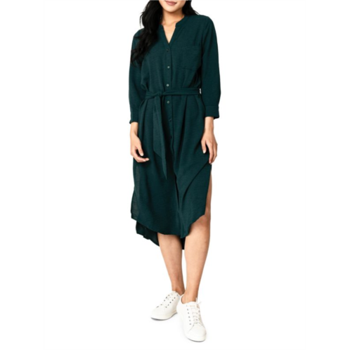 Gibsonlook Belted Midi Shirtdress