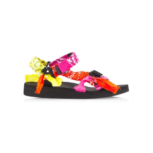 Arizona Love Trekky Colorblock Bandana Sandals