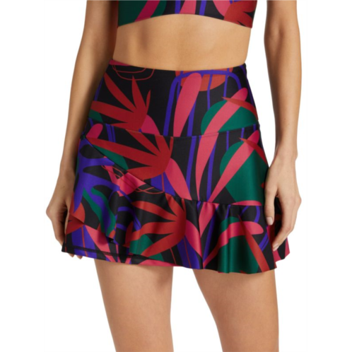 PatBO Tarsila Print Tennis Skirt