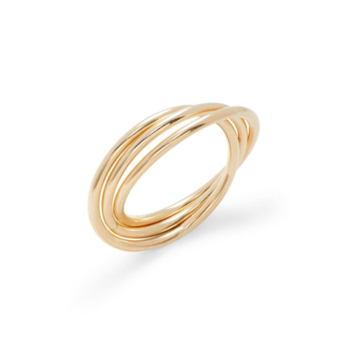 Saks Fifth Avenue Made in Italy 14K Yellow Gold Rolling Ring