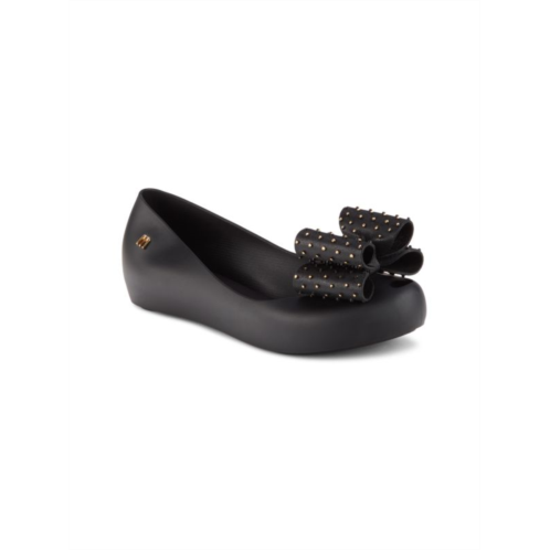 Mini Melissa Little Girls Bow Ballet Flats