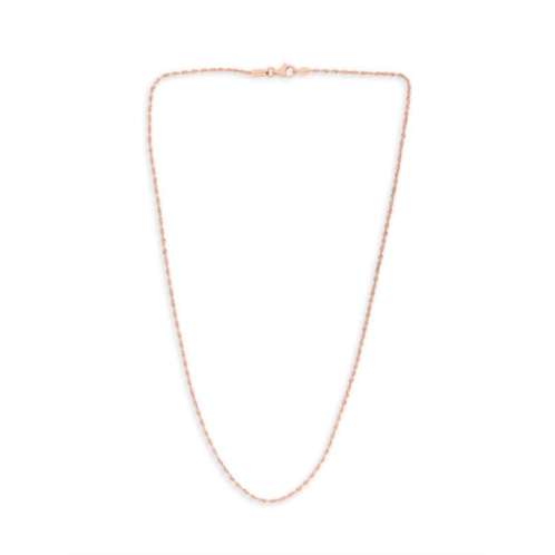 Saks Fifth Avenue Build Your Own Collection 14K Rose Gold Diamond Cut Rope Chain Necklace