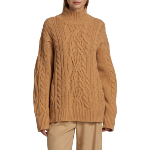 Vince Oversized Cable Knit Sweater