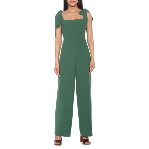 Alexia Admor Stella Squareneck Wide Leg Jumpsuit