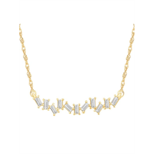 Saks Fifth Avenue ?14K Yellow Gold & 0.25 TCW Baguette Diamond Necklace