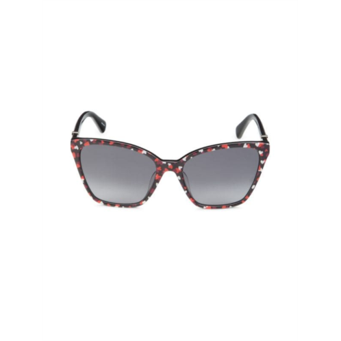Kate spade new york Amiyah 56MM Butterfly Sunglasses