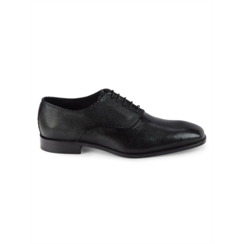 Saks Fifth Avenue Bal Embossed Leather Oxford Shoes