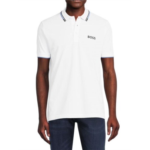 BOSS Paddy Pro Striped Tipped Polo