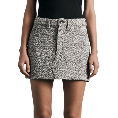 Rag & bone Itty Bitty Tweed Miniskirt