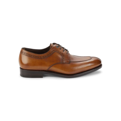 FERRAGAMO Tullio Leather Derby Shoes