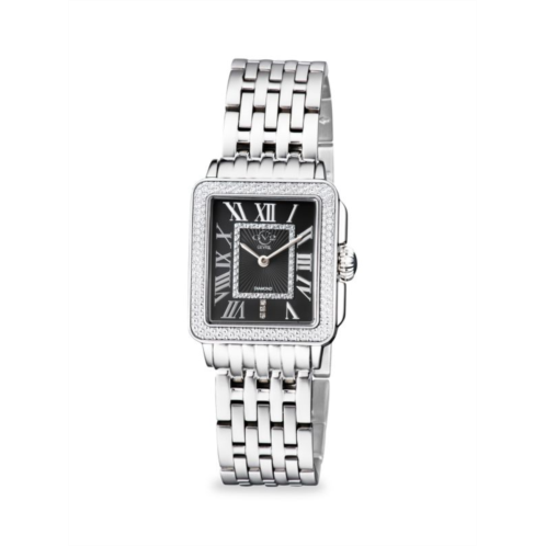 GV2 Padova 27MM Stainless Steel & Diamond Bracelet Watch