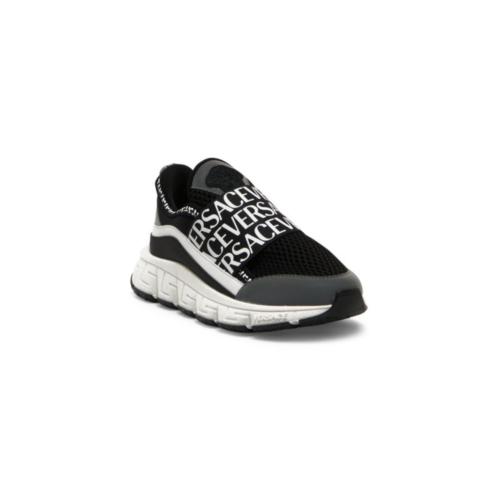 Versace Little Kids & Kids Trigreca Logo Elastic Strap Sneakers