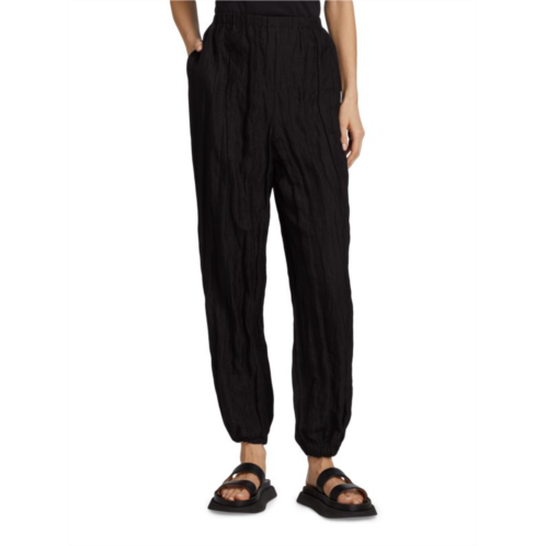 Jason Wu Collection Textured Silk Cotton Track Pants