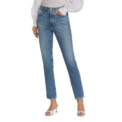 AG Jeans Alexxis High Rise Stretch Slim Tapered Jeans