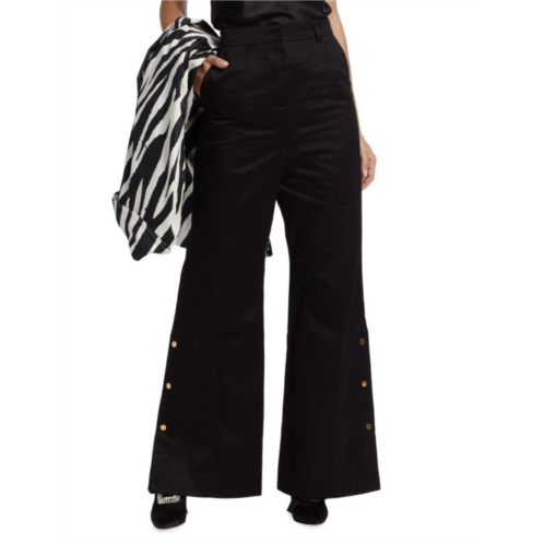 AZ Factory High Rise Fluted Cropped Pants