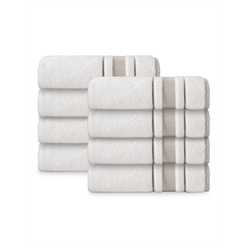 Enchante Home 8-Piece Turkish Cotton Hand Towel Set