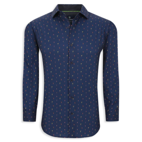 Tom Baine Performance Slim Fit Cocktail Shirt