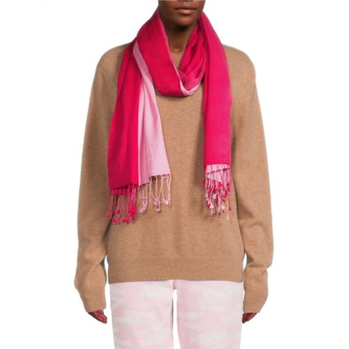 Saachi Colorblock Cashmere & Silk Scarf