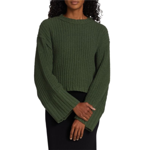 Design History Boxy Cropped Rib Sweater