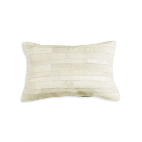 Natural Torino Madrid Cowhide Throw Pillow