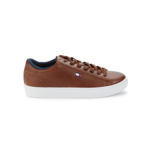 Tommy Hilfiger Logo Round Toe Sneakers