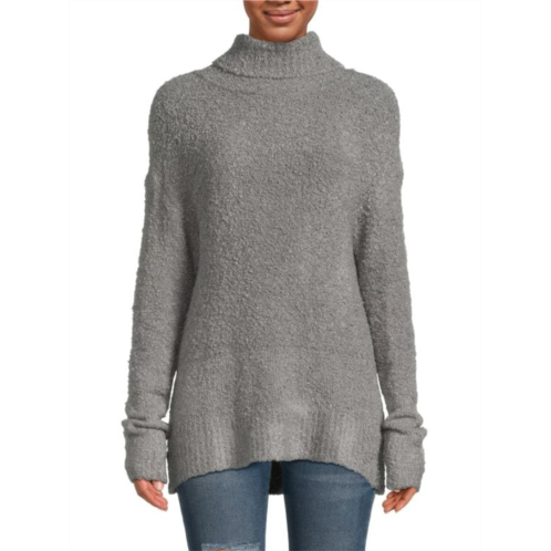 Donna Karan Fuzzy Wool Blend Sweater