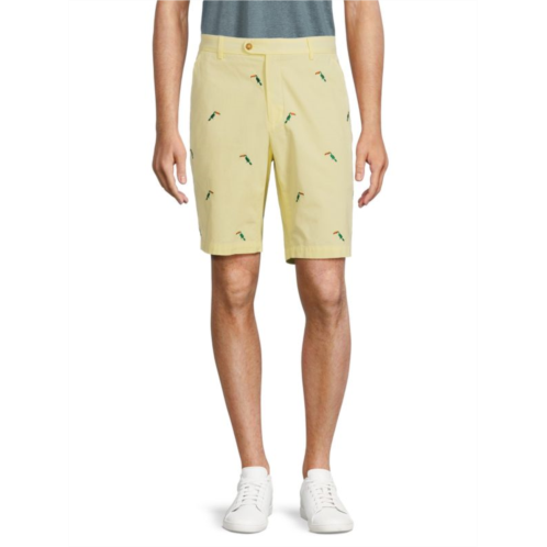 J.McLaughlin Oliver Bird Embroidered Shorts