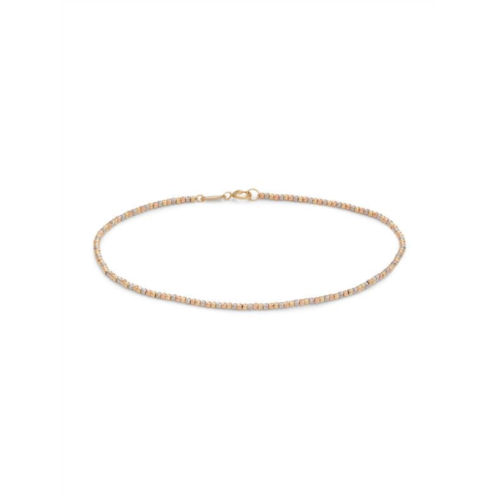 Saks Fifth Avenue 14K Tri Tone Gold Beaded Bracelet