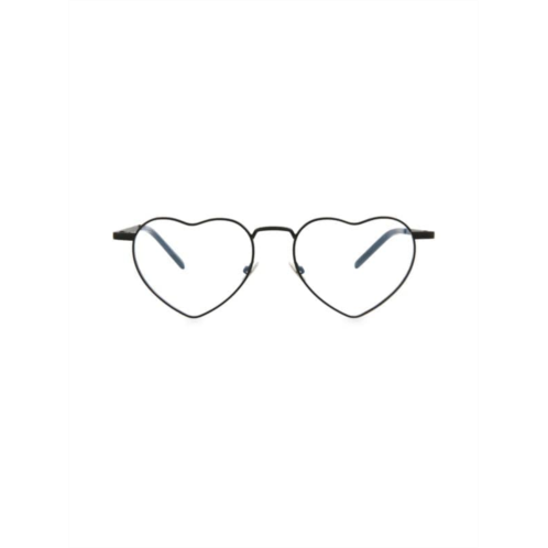 Saint Laurent 52MM Heart Shape Eyeglasses